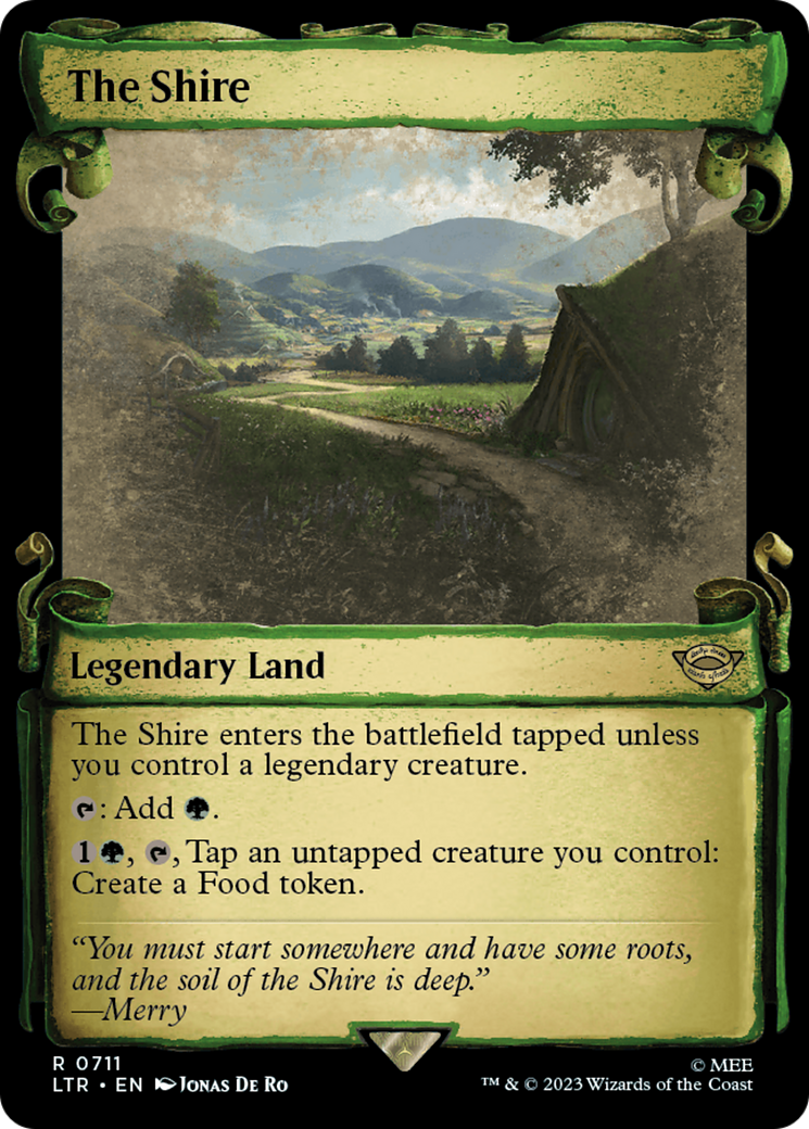 The Shire [The Lord of the Rings: Tales of Middle-Earth Showcase Scrolls] | Black Swamp Games