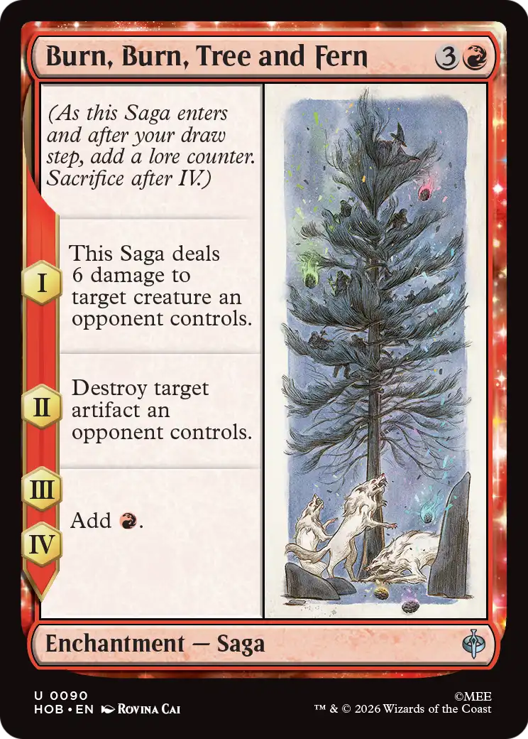 Burn, Burn, Tree and Fern [The Hobbit] | Black Swamp Games