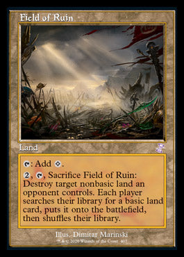 Field of Ruin (Timeshifted) [Time Spiral Remastered] | Black Swamp Games