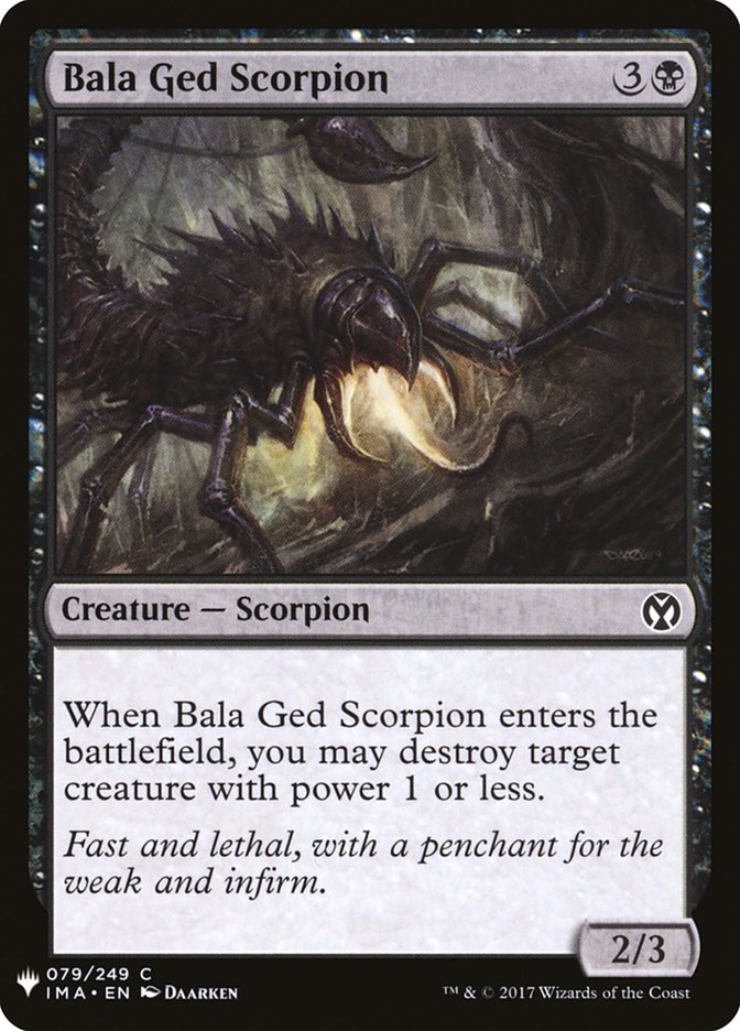 Bala Ged Scorpion [Mystery Booster] | Black Swamp Games