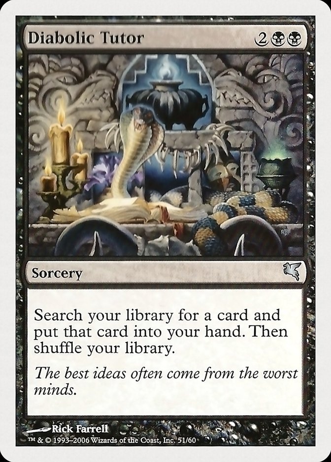 Diabolic Tutor [Hachette UK] | Black Swamp Games