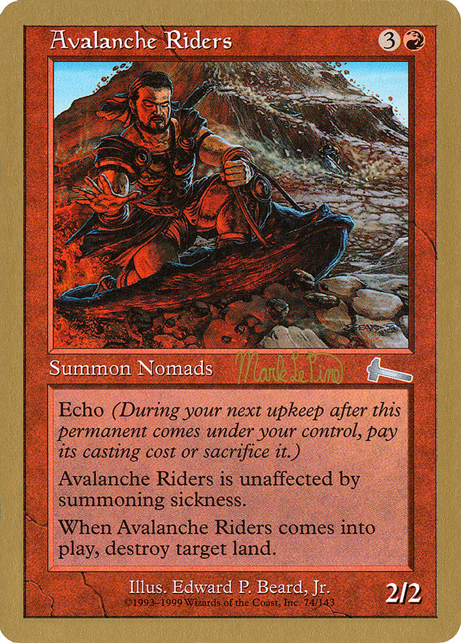 Avalanche Riders (Mark Le Pine) [World Championship Decks 1999] | Black Swamp Games
