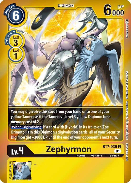 Zephyrmon [BT7-036] (Event Pack 3) [Next Adventure Promos] | Black Swamp Games