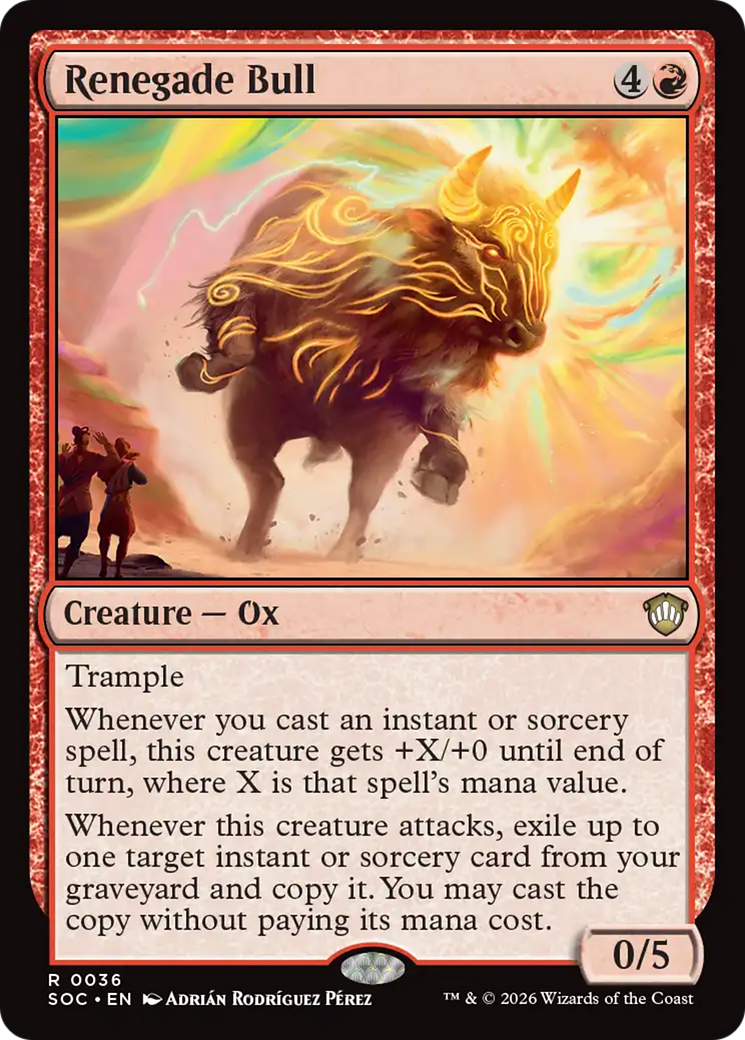 Renegade Bull [Secrets of Strixhaven Commander] | Black Swamp Games