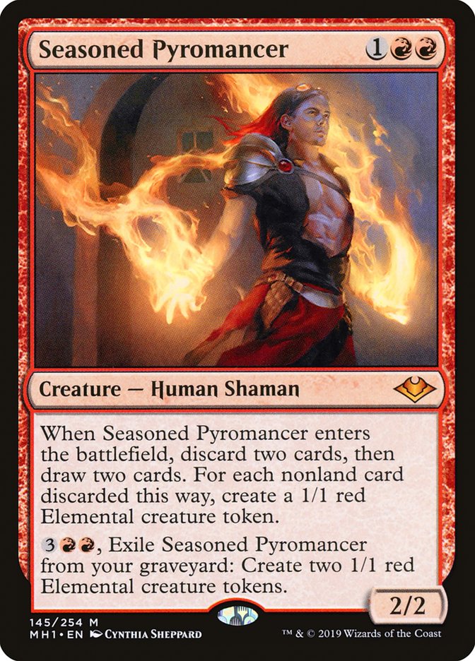 Seasoned Pyromancer [Modern Horizons] | Black Swamp Games