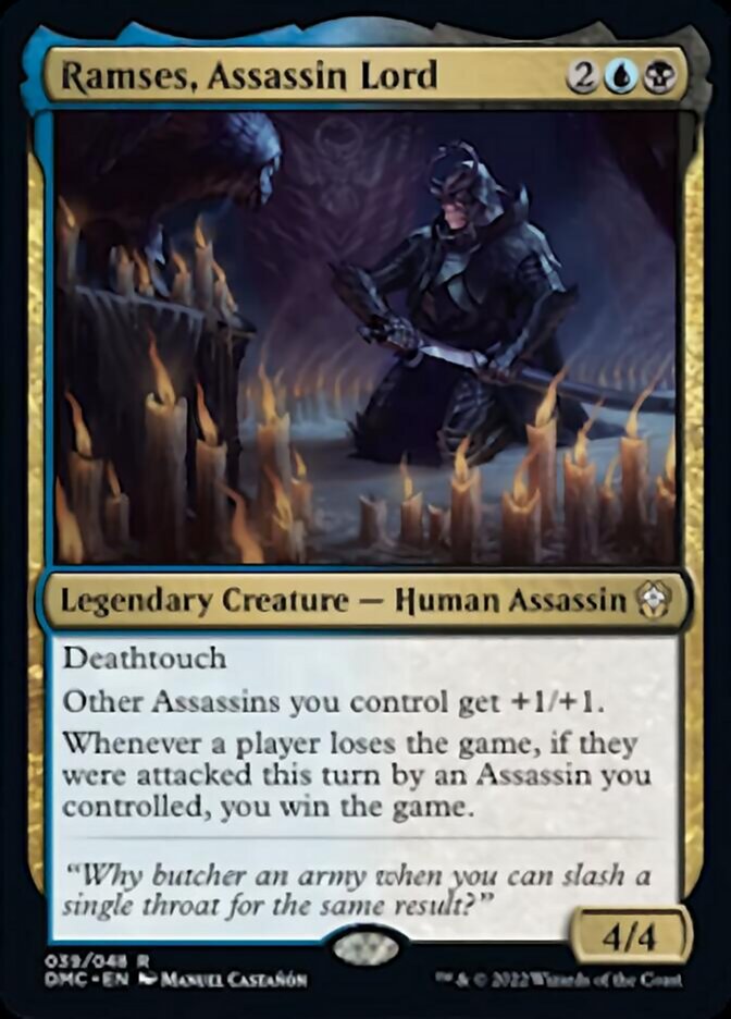 Ramses, Assassin Lord [Dominaria United Commander] | Black Swamp Games