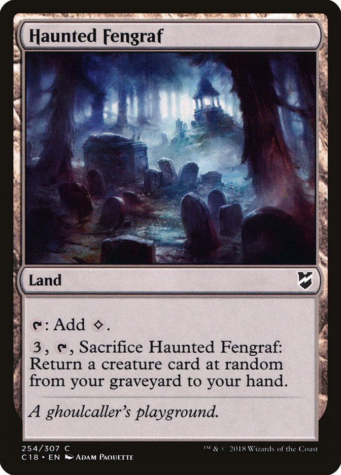 Haunted Fengraf [Commander 2018] | Black Swamp Games