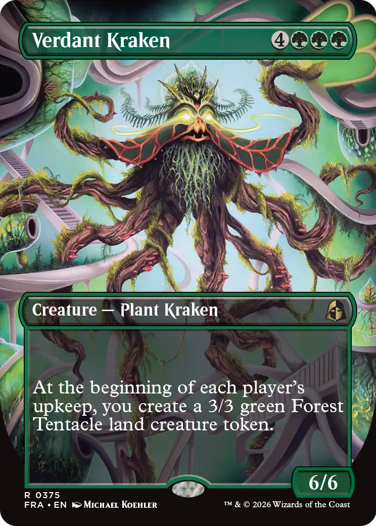 Verdant Kraken (Borderless) [Reality Fracture] | Black Swamp Games