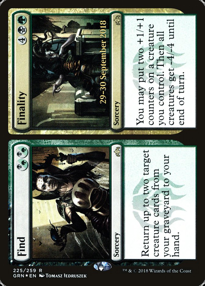 Find // Finality [Guilds of Ravnica Prerelease Promos] | Black Swamp Games