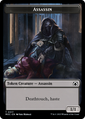 Assassin // Knight (10) Double-Sided Token [March of the Machine Commander Tokens] | Black Swamp Games