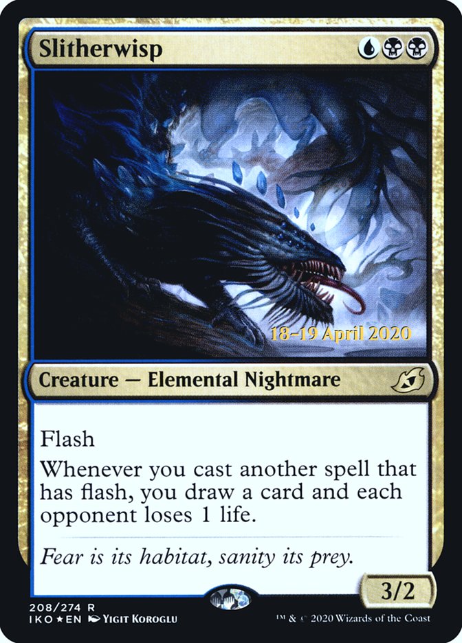 Slitherwisp [Ikoria: Lair of Behemoths Prerelease Promos] | Black Swamp Games