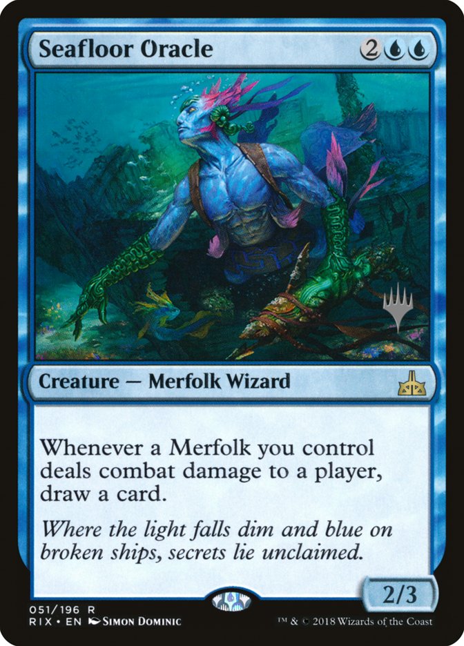 Seafloor Oracle (Promo Pack) [Rivals of Ixalan Promos] | Black Swamp Games