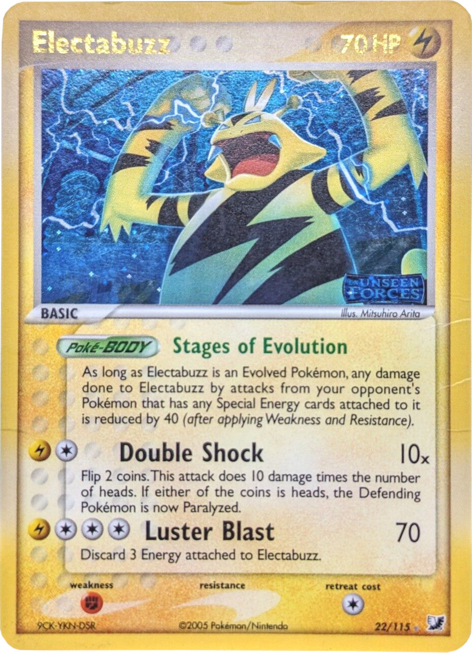 Electabuzz (22/115) (Stamped) [EX: Unseen Forces] | Black Swamp Games