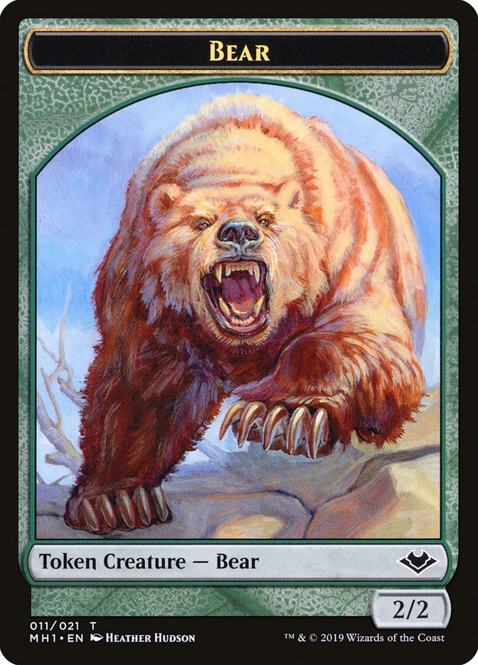 Elemental (008) // Bear (011) Double-Sided Token [Modern Horizons Tokens] | Black Swamp Games