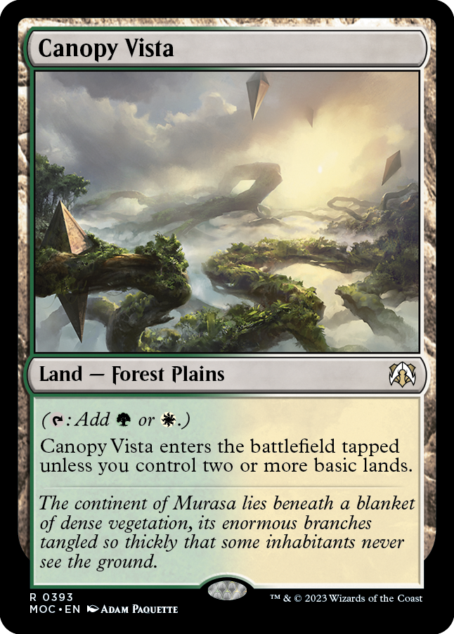 Canopy Vista [March of the Machine Commander] | Black Swamp Games