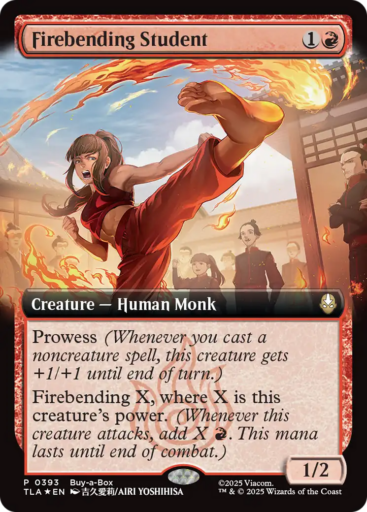 Firebending Student (Extended Art) [Avatar: The Last Airbender Promos] | Black Swamp Games