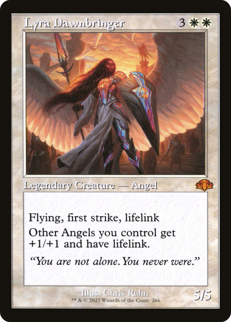 Lyra Dawnbringer (Retro) [Dominaria Remastered] | Black Swamp Games