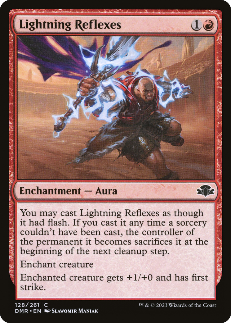 Lightning Reflexes [Dominaria Remastered] | Black Swamp Games