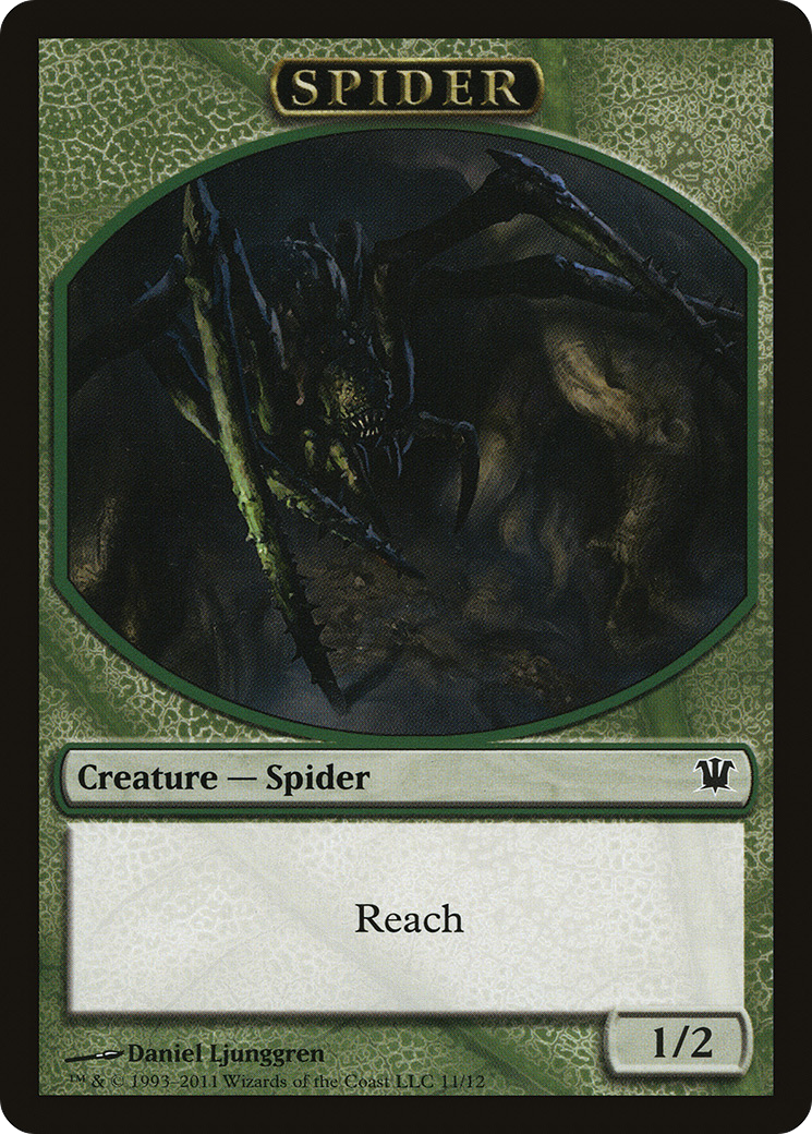 Insect // Spider Double-Sided Token [Innistrad Remastered Tokens] | Black Swamp Games