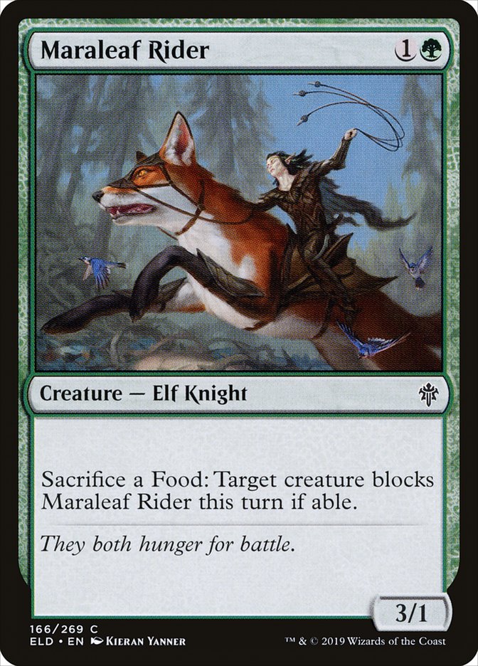 Maraleaf Rider [Throne of Eldraine] | Black Swamp Games