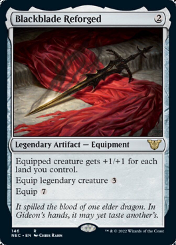 Blackblade Reforged [Kamigawa: Neon Dynasty Commander] | Black Swamp Games