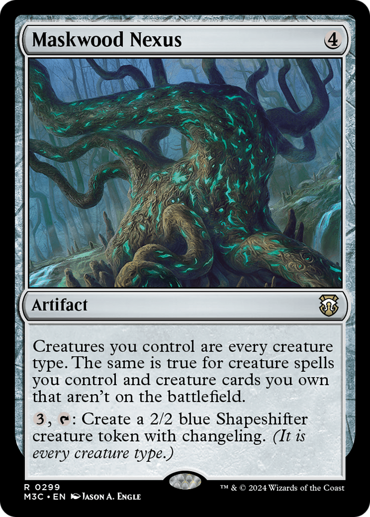 Maskwood Nexus (Ripple Foil) [Modern Horizons 3 Commander] | Black Swamp Games