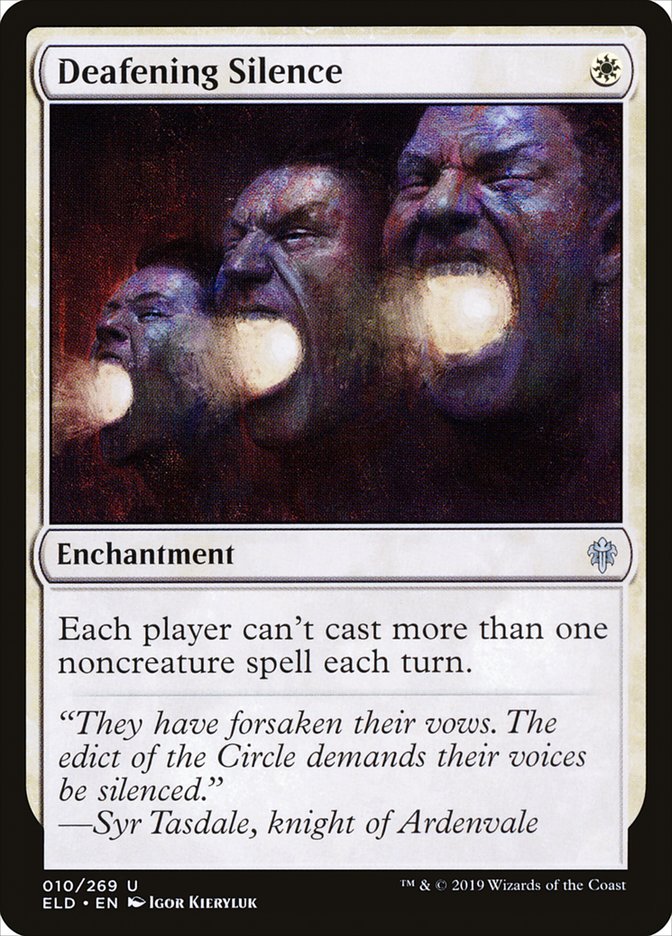Deafening Silence [Throne of Eldraine] | Black Swamp Games