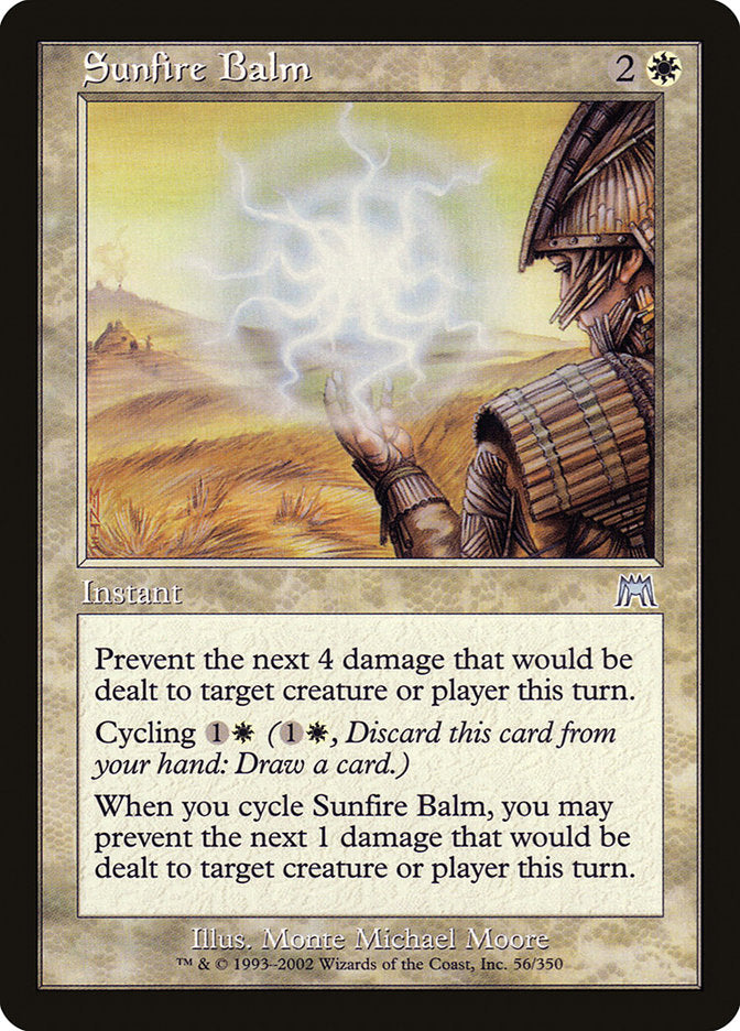 Sunfire Balm [Onslaught] | Black Swamp Games