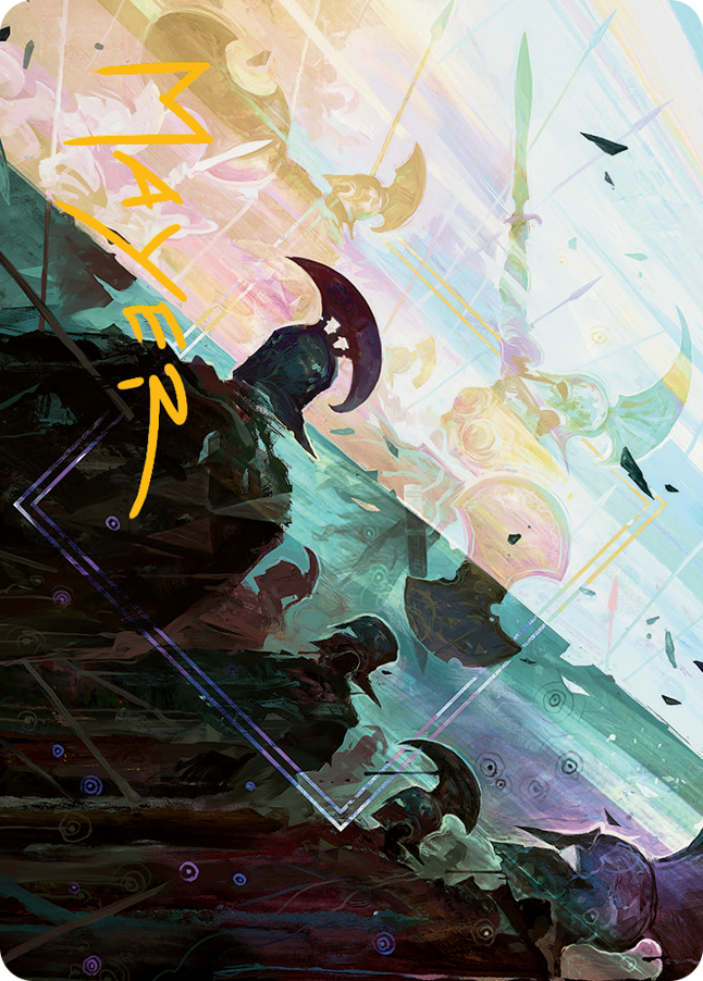 Surge of Salvation Art Card (Gold-Stamped Signature) [March of the Machine Art Series] | Black Swamp Games