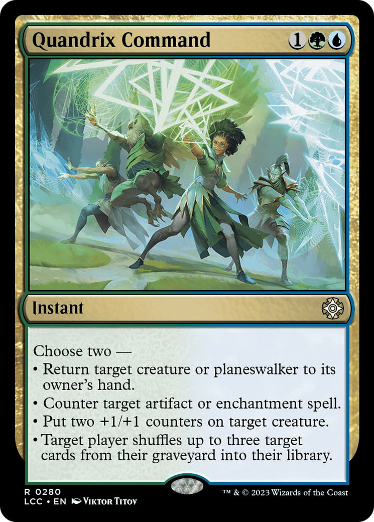 Quandrix Command [The Lost Caverns of Ixalan Commander] | Black Swamp Games