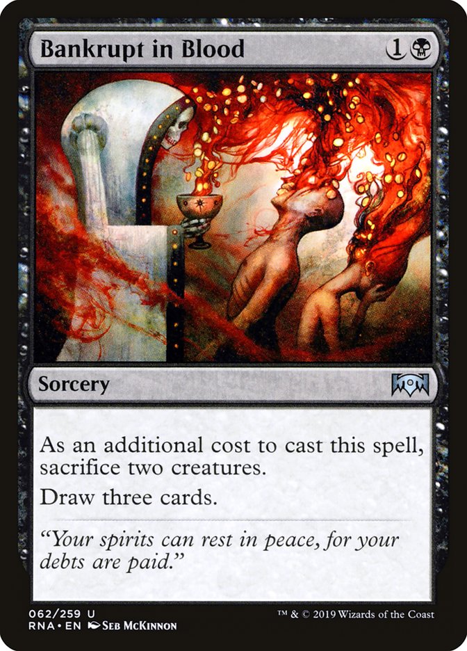 Bankrupt in Blood [Ravnica Allegiance] | Black Swamp Games