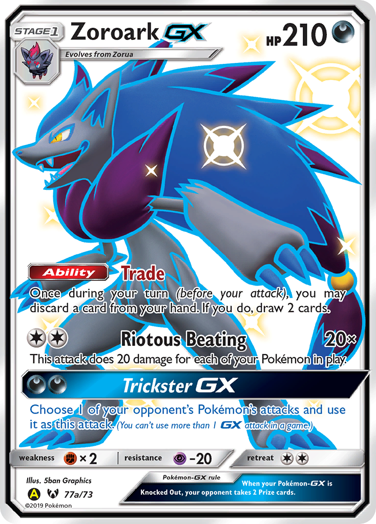 Zoroark GX (77a/73) [Alternate Art Promos] | Black Swamp Games