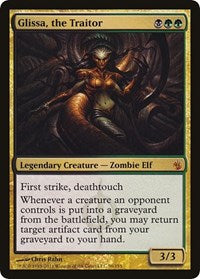 Glissa, the Traitor (Mirrodin Besieged) [Oversize Cards] | Black Swamp Games