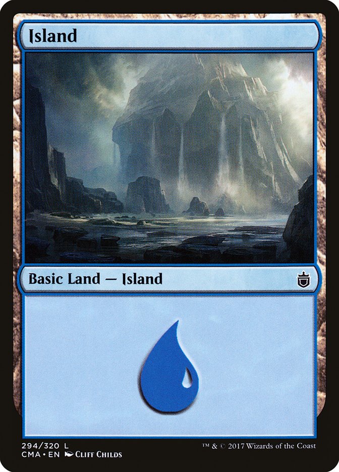 Island (294) [Commander Anthology] | Black Swamp Games
