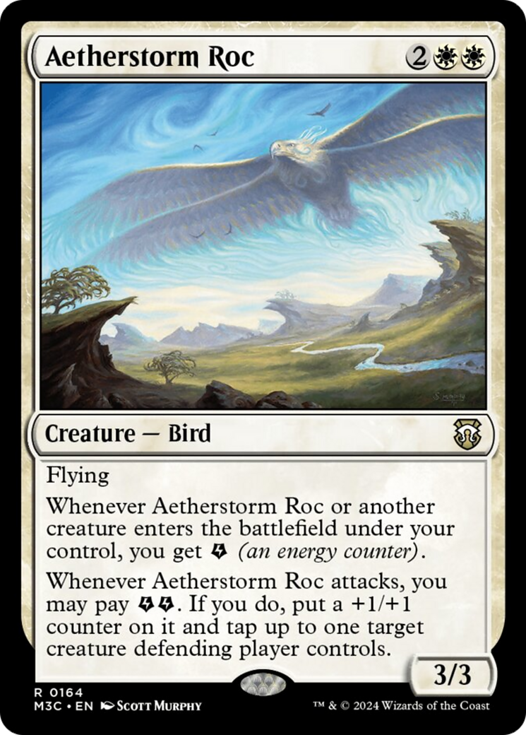 Aetherstorm Roc (Ripple Foil) [Modern Horizons 3 Commander] | Black Swamp Games