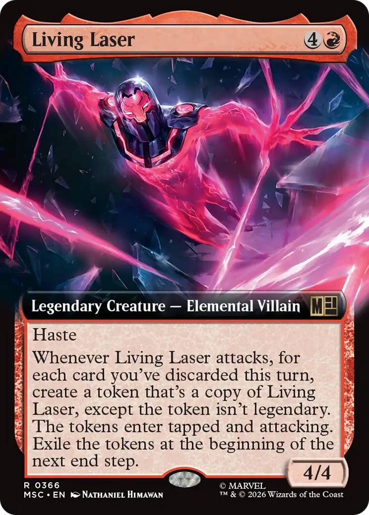 Living Laser (Extended Art) [Marvel Super Heroes Commander] | Black Swamp Games