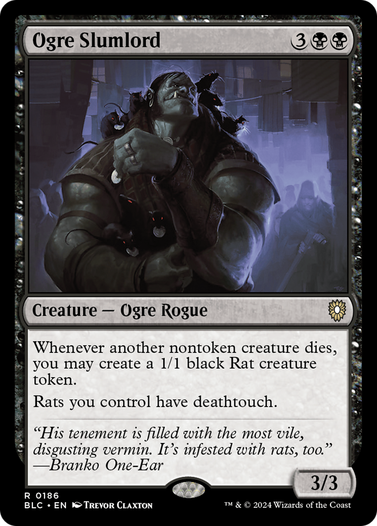 Ogre Slumlord [Bloomburrow Commander] | Black Swamp Games