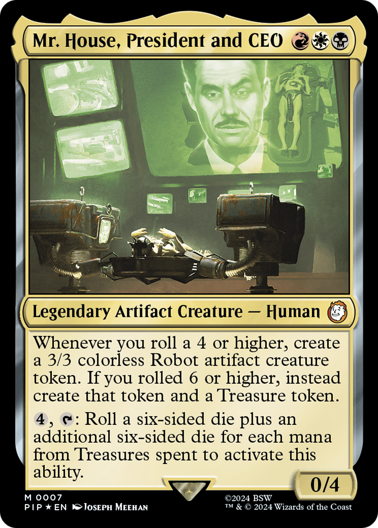 Mr. House, President and CEO [Fallout] | Black Swamp Games