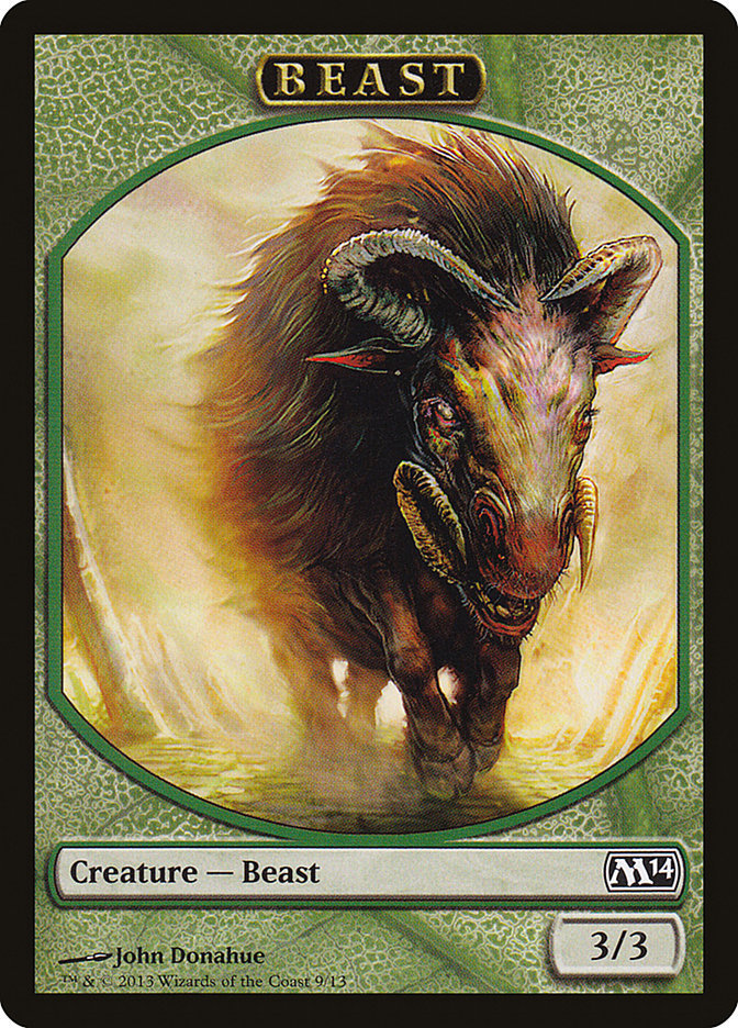 Beast Token [Magic 2014 Tokens] | Black Swamp Games