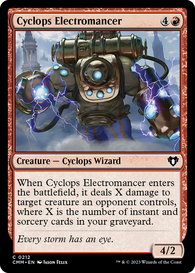 Cyclops Electromancer [Commander Masters] | Black Swamp Games