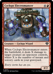 Cyclops Electromancer [Commander Masters] | Black Swamp Games