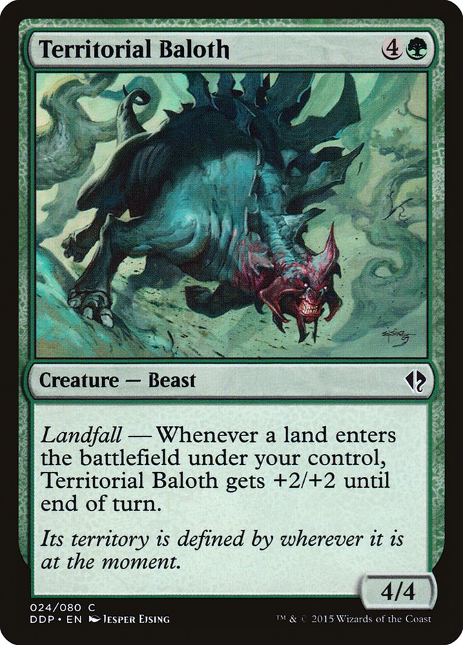 Territorial Baloth [Duel Decks: Zendikar vs. Eldrazi] | Black Swamp Games