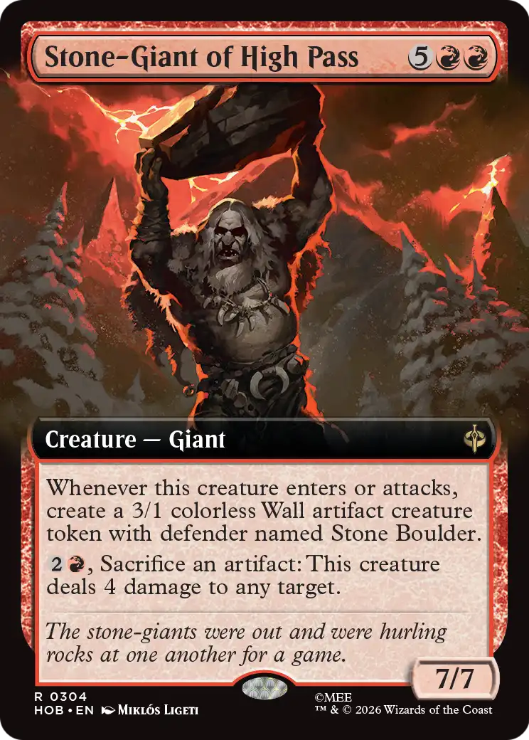 Stone-Giant of High Pass (Extended Art) [The Hobbit] | Black Swamp Games