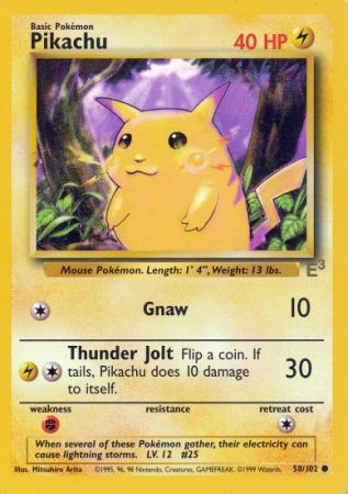 Pikachu (58/102) (E3 Stamped Promo) [Miscellaneous Cards] | Black Swamp Games