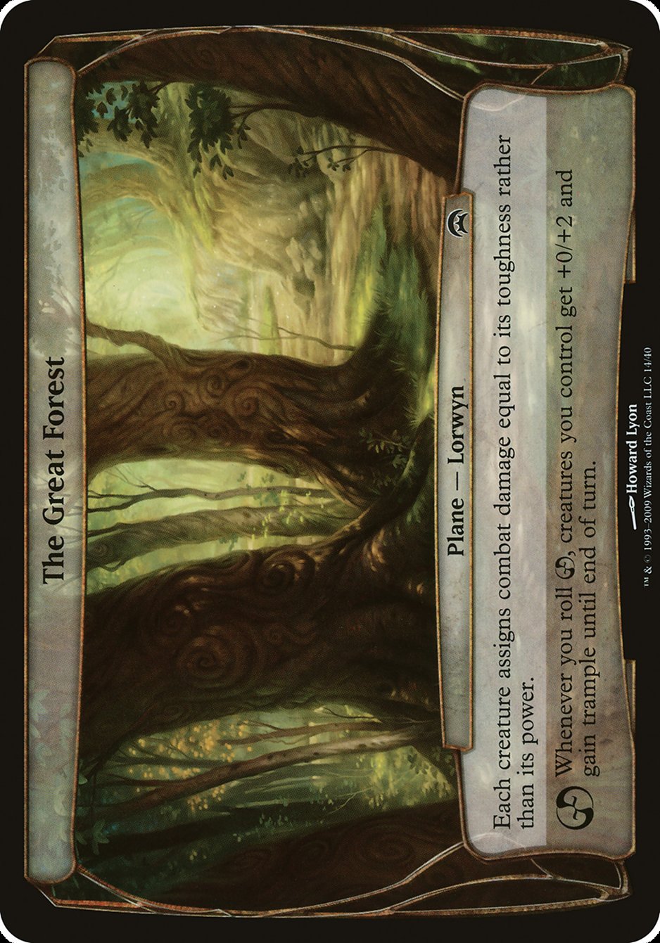 The Great Forest (Planes) [Planechase Planes] | Black Swamp Games