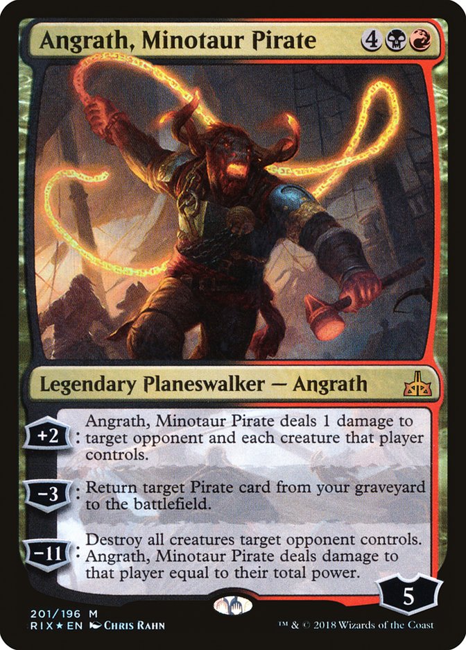 Angrath, Minotaur Pirate [Rivals of Ixalan] | Black Swamp Games