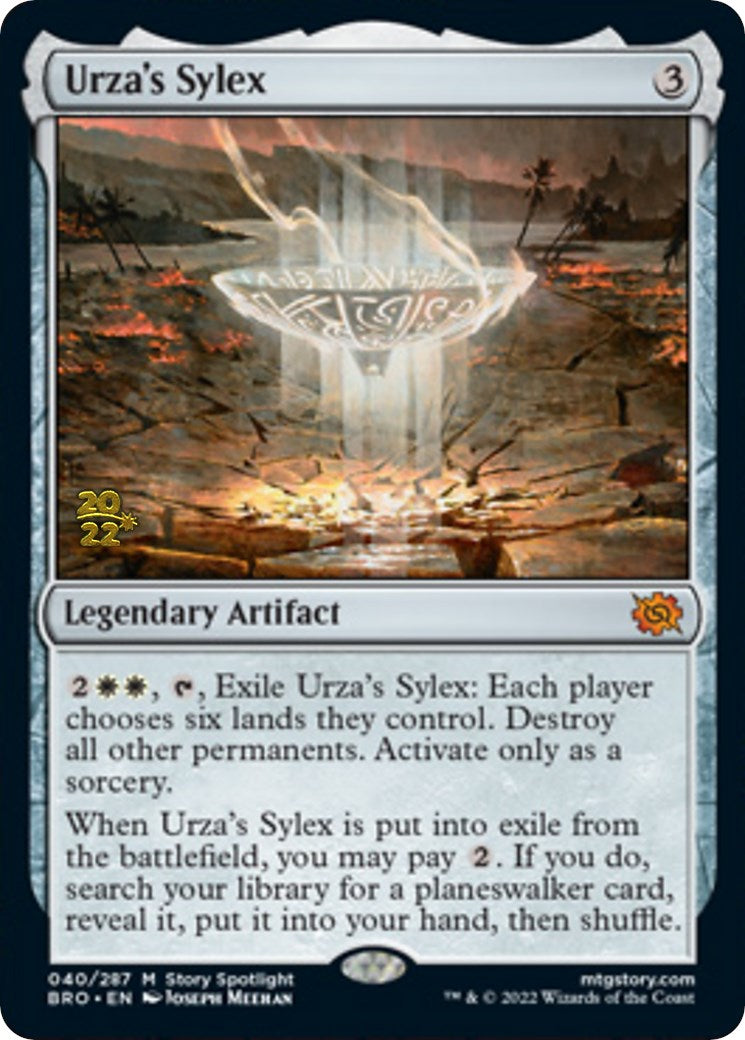 Urza's Sylex [The Brothers' War Prerelease Promos] | Black Swamp Games