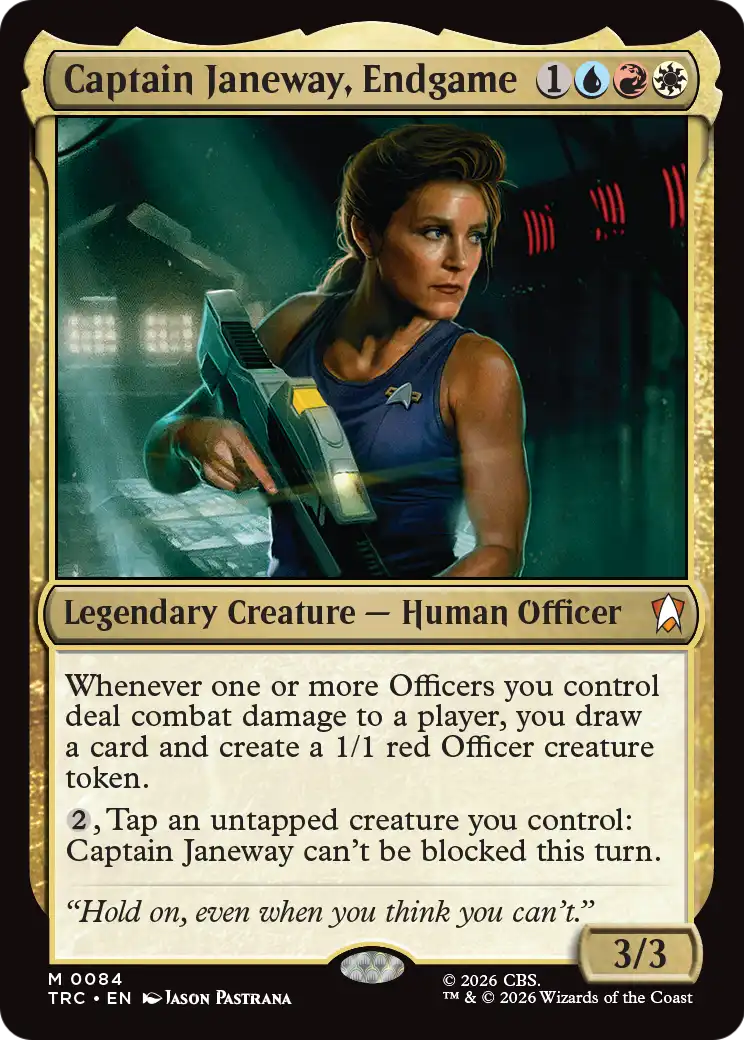 Captain Janeway, Endgame (Surge Foil) [Star Trek Commander] | Black Swamp Games