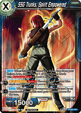 SSG Trunks, Spirit Empowered (P-361) [Promotion Cards] | Black Swamp Games