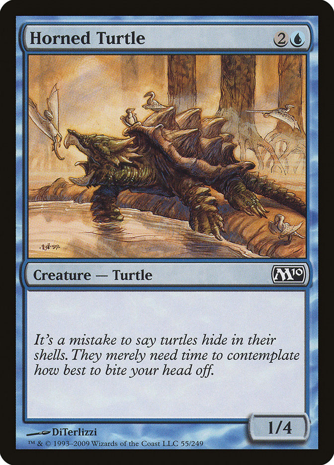 Horned Turtle [Magic 2010] | Black Swamp Games